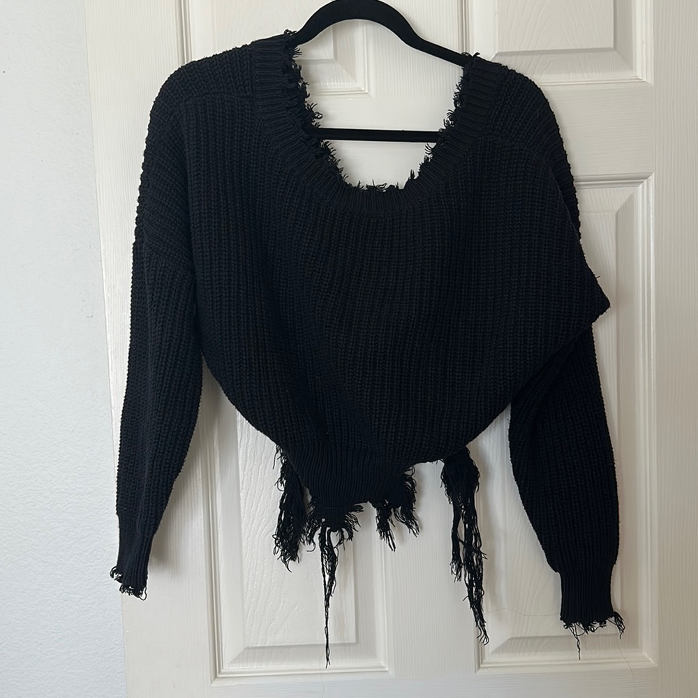 SOLD Black Sweater